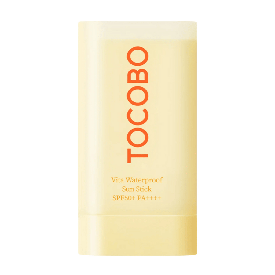 TOCOBO Vita Waterproof Sun Stick är en solskyddsstift med SPF50+ PA++++ som ger högt skydd mot UV-strålar. Vattenresistent, lätt att applicera och perfekt för känslig hud.