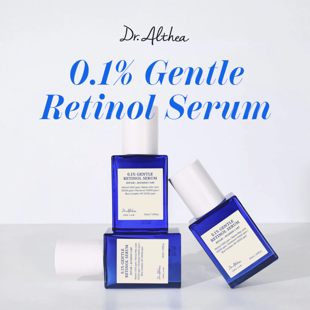 Bilde av Dr. Althea 0.1% Gentle Retinol Serum – et skånsomt men effektivt serum som pleier huden, reduserer rynker og fremmer ungdommelig glød.