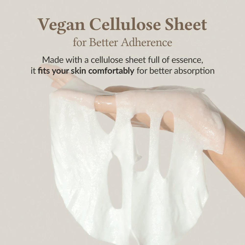 Dr. Althea 345 Relief Cream Mask vegansk cellulose Sheet mask med essens for bedre absorpsjon og hudkomfort