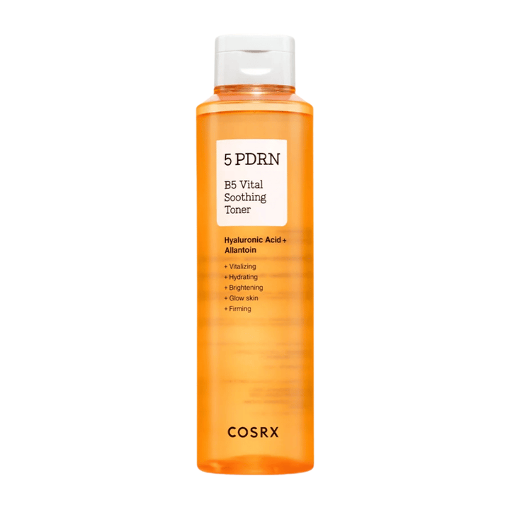 COSRX 5 PDRN B5 Vital Soothing Toner 280 ml ansiktsvann med B5, hyaluronsyre og PDRN for styrket hudbarriere