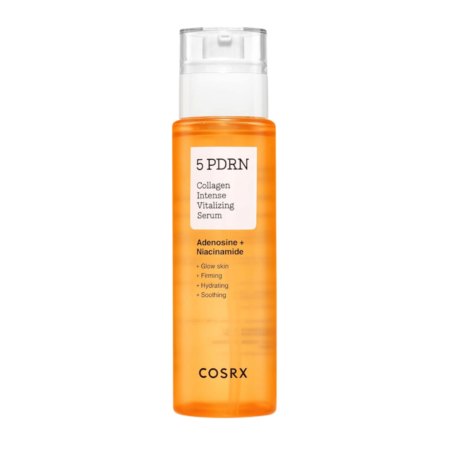 COSRX 5 PDRN Collagen Intense Vitalizing Serum med niacinamid og adenosin som fukter, beroliger og forbedrer hudens elastisitet