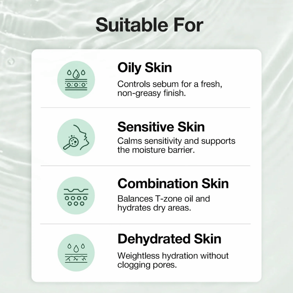 NINELESS A-Control 10% Azelaic Acid Serum passer for fet, kombinert, sensitiv og overflatetørr hud samt hjelper med å balansere talg og tilføre huden fuktighet.