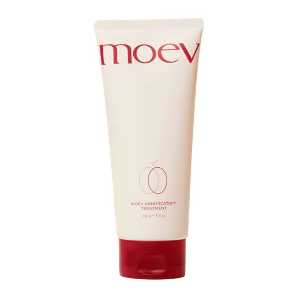 MOEV Annurcatin Treatment 200g – en dyptpleiende hårmaske med Annurca-eple, biotin og koffein som styrker, fukter og gir håret glans og motstandskraft.