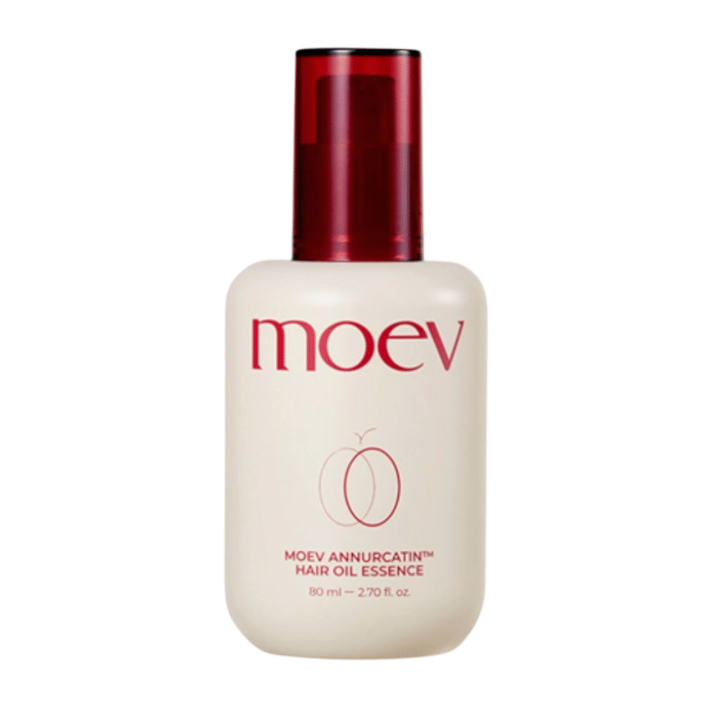 MOEV Annurcatin Hair Oil Essence 80ml – lett hårolje med biotin og Annurca-eple som styrker, fukter og gir håret naturlig glans uten å tynge det ned.