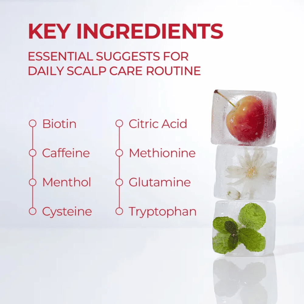 MOEV Annurcatin Hair Tonic – inneholder biotin, mentol, koffein og naturlige ekstrakter som fukter og stimulerer hårvekst.