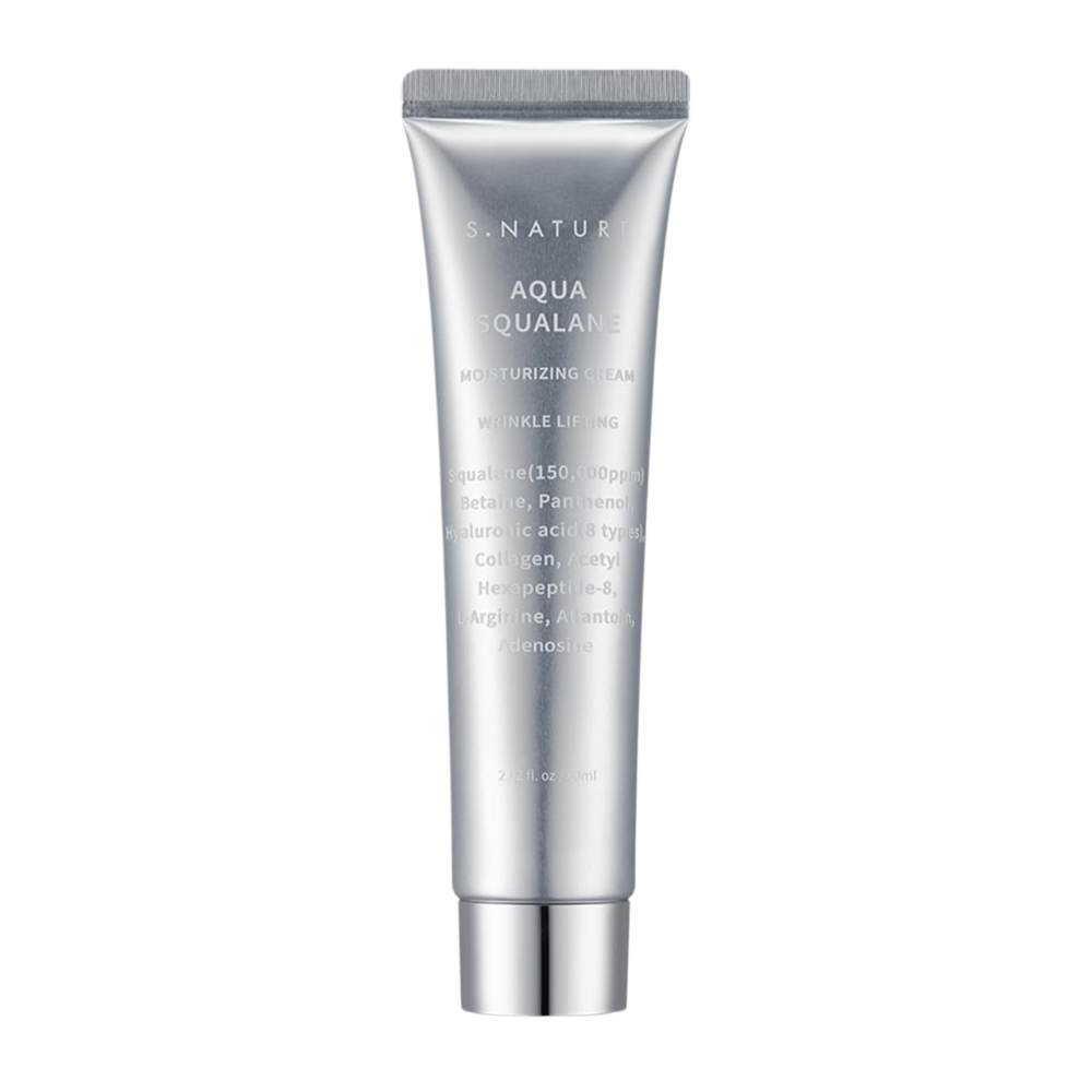 S.NATURE Aqua Squalane Moisturizing Cream 60 ml – fuktighetsgivende ansiktskrem med squalane og hyaluronsyre for myk og fuktet hud.