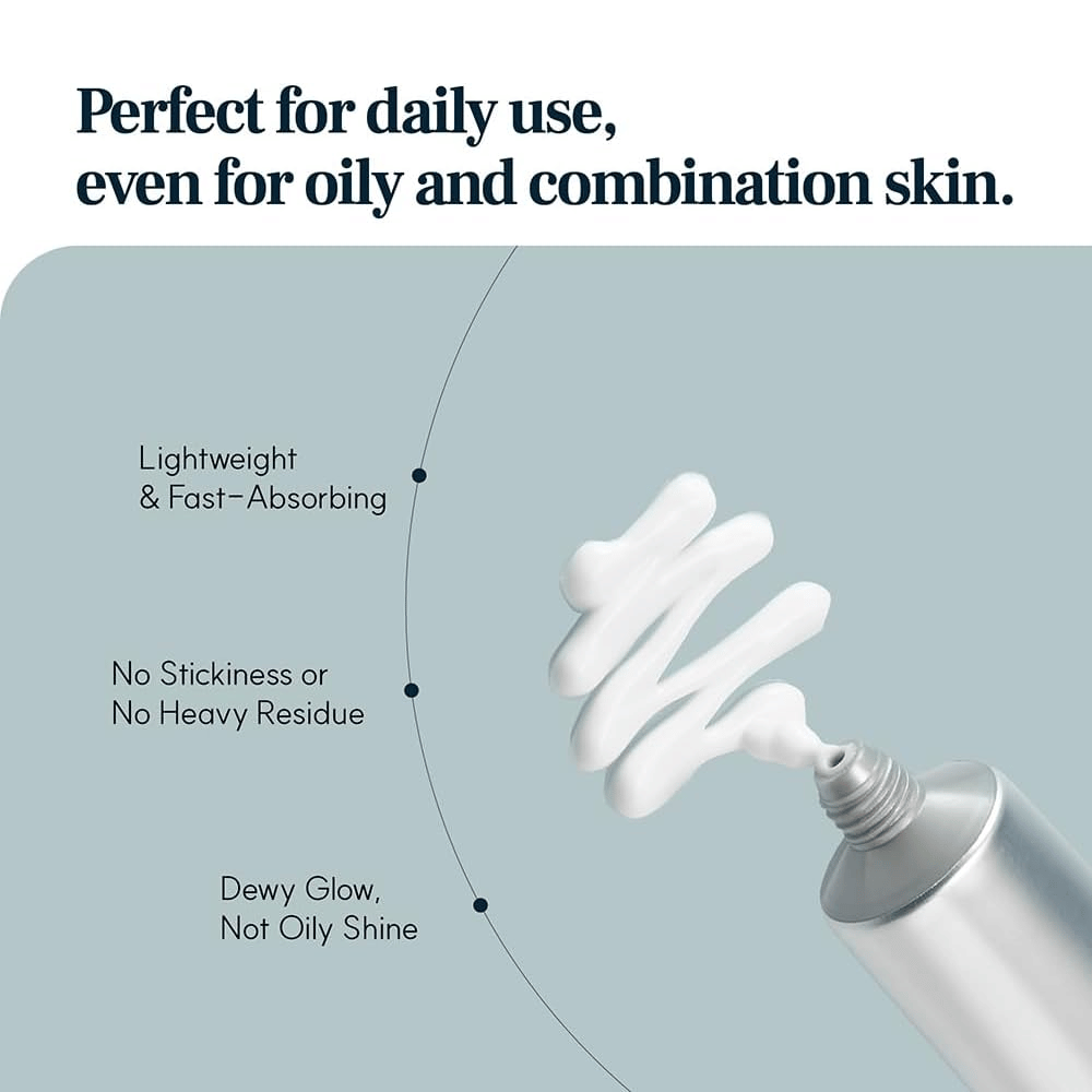 S.NATURE Aqua Squalane Moisturizing Cream med lett og hurtigabsorberende formel som gir langvarig fuktighet uten kliss.