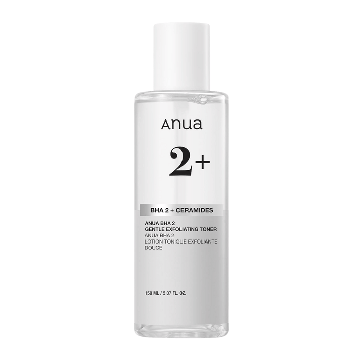 Anua BHA 2% Gentle Exfoliating Toner 150 ml – eksfolierende ansiktsvann med salisylsyre og ceramider for klarere hud