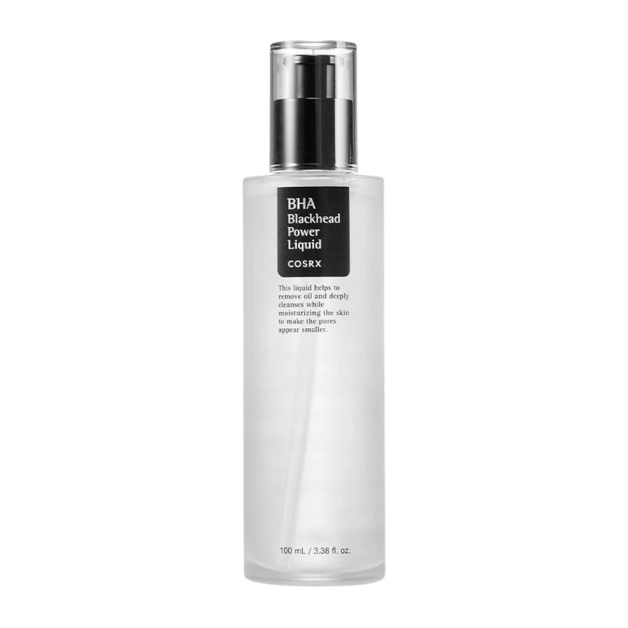 COSRX BHA Blackhead Power Liquid 100 ml – poreminskende ansiktsbehandling med BHA for klarere hud og jevnere hudstruktur.