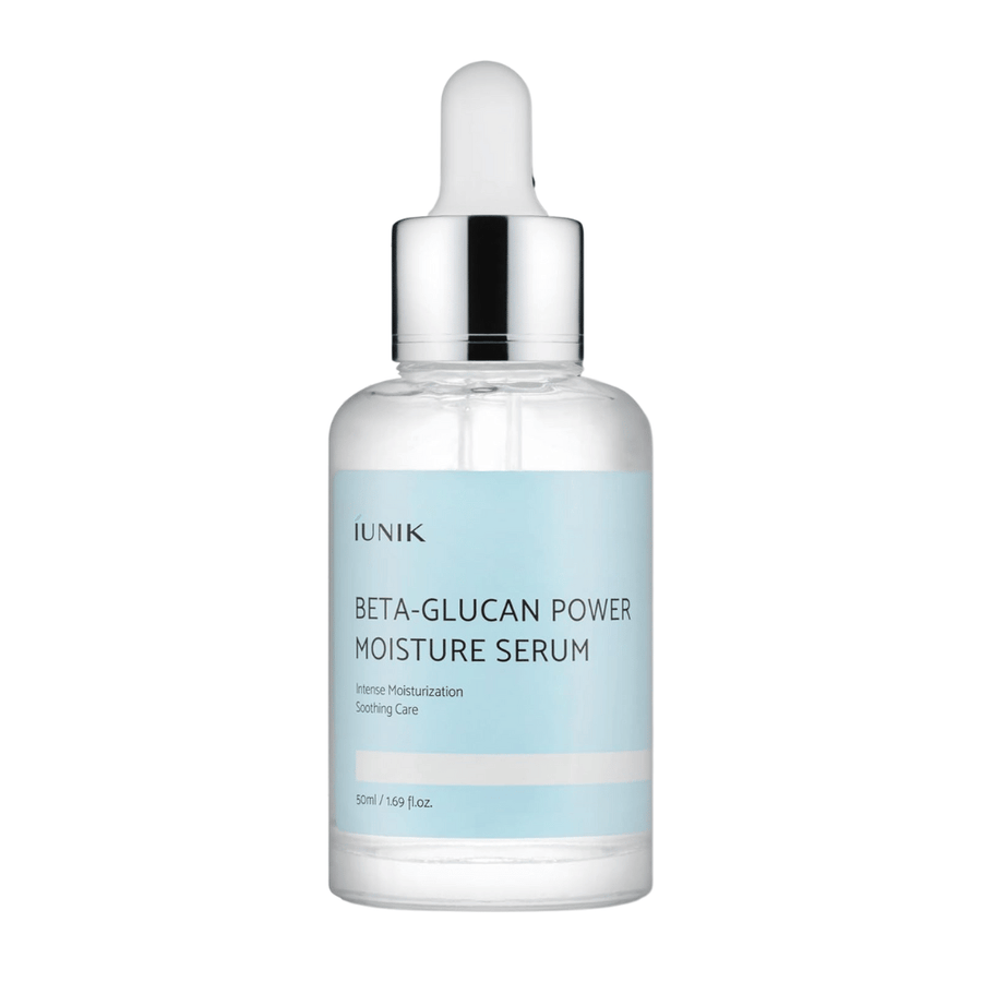 iUNIK Beta-Glucan Power Moisture Serum 50 ml – fuktighetsgivende ansiktsserum med beta-glukan for sensitiv og tørr hud