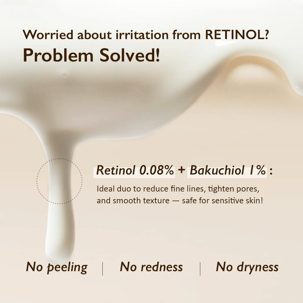 Haruharu Wonder Black Rice Night Knight Retinol Serum med 0,08 % retinol og 1 % bakuchiol