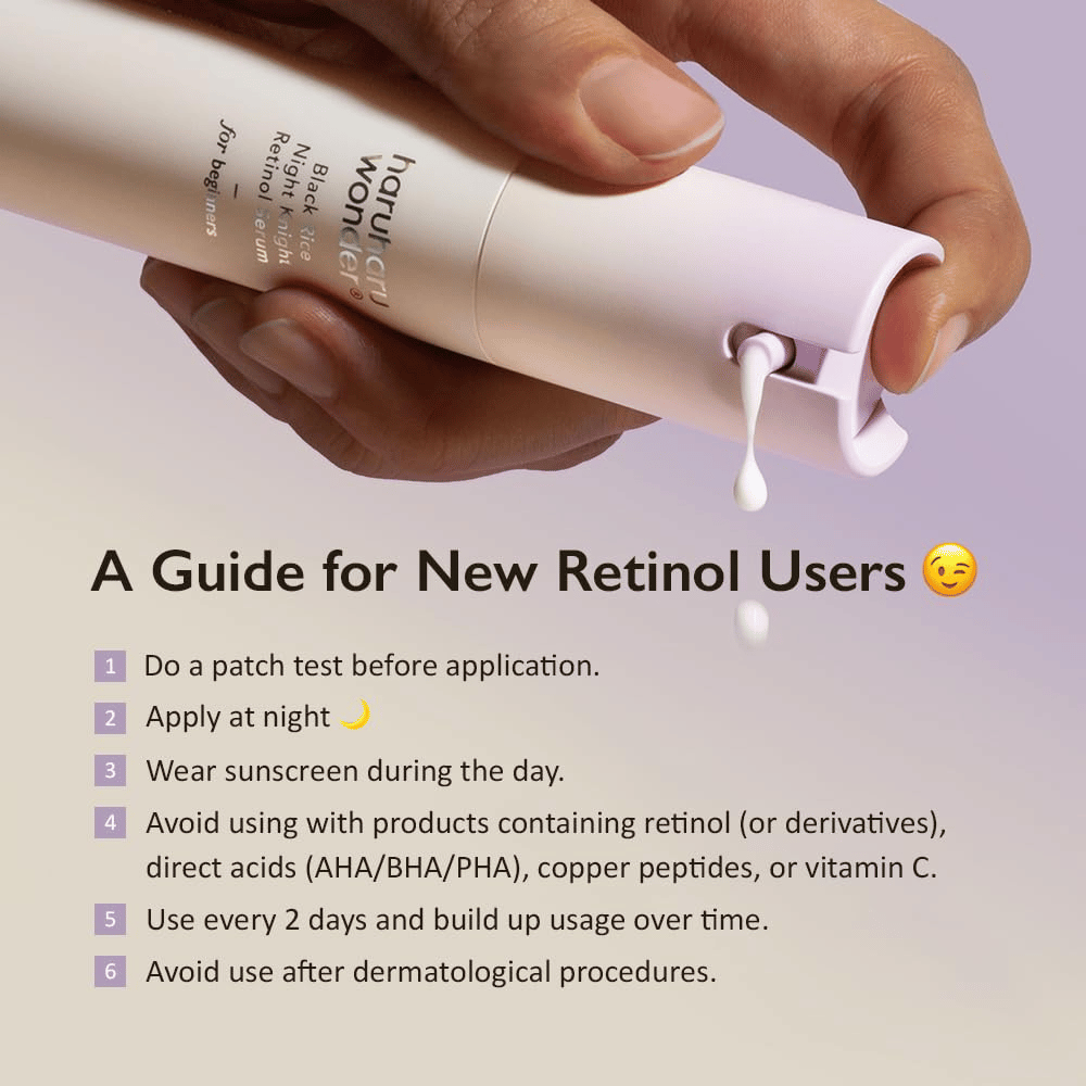 Haruharu Wonder Black Rice Night Knight Retinol Serum – guide for nye retinolbrukere