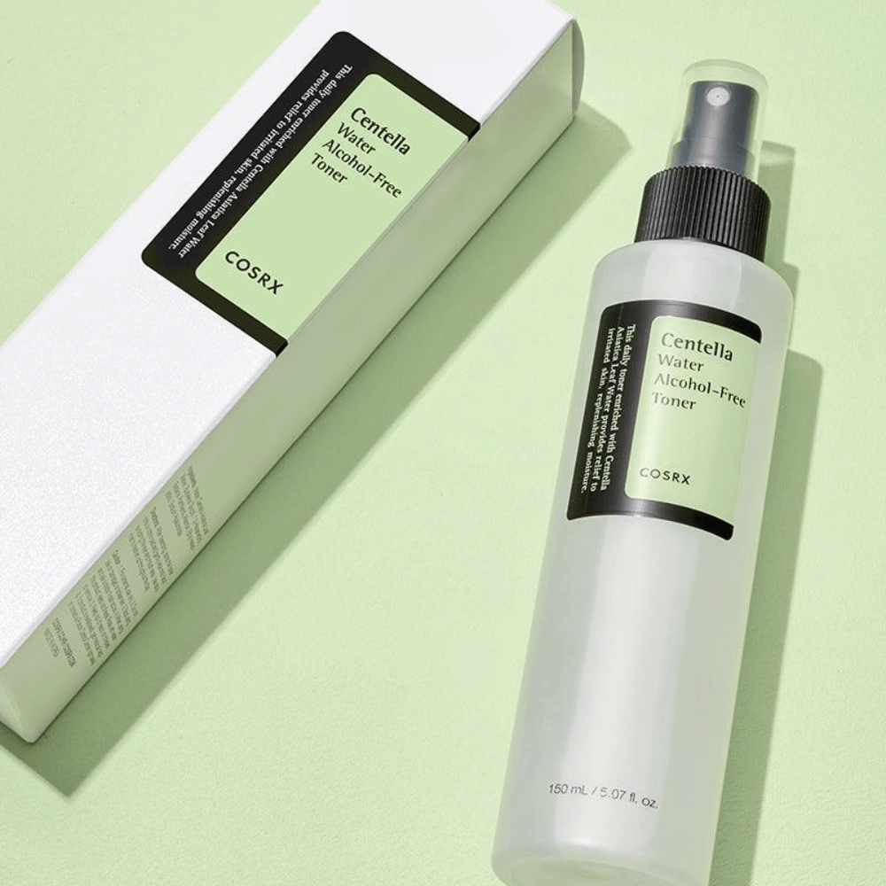 COSRX Centella Water Alcohol-Free Toner spray 150 ml beroligende toner med centella for rød, sensitiv og tørr hud