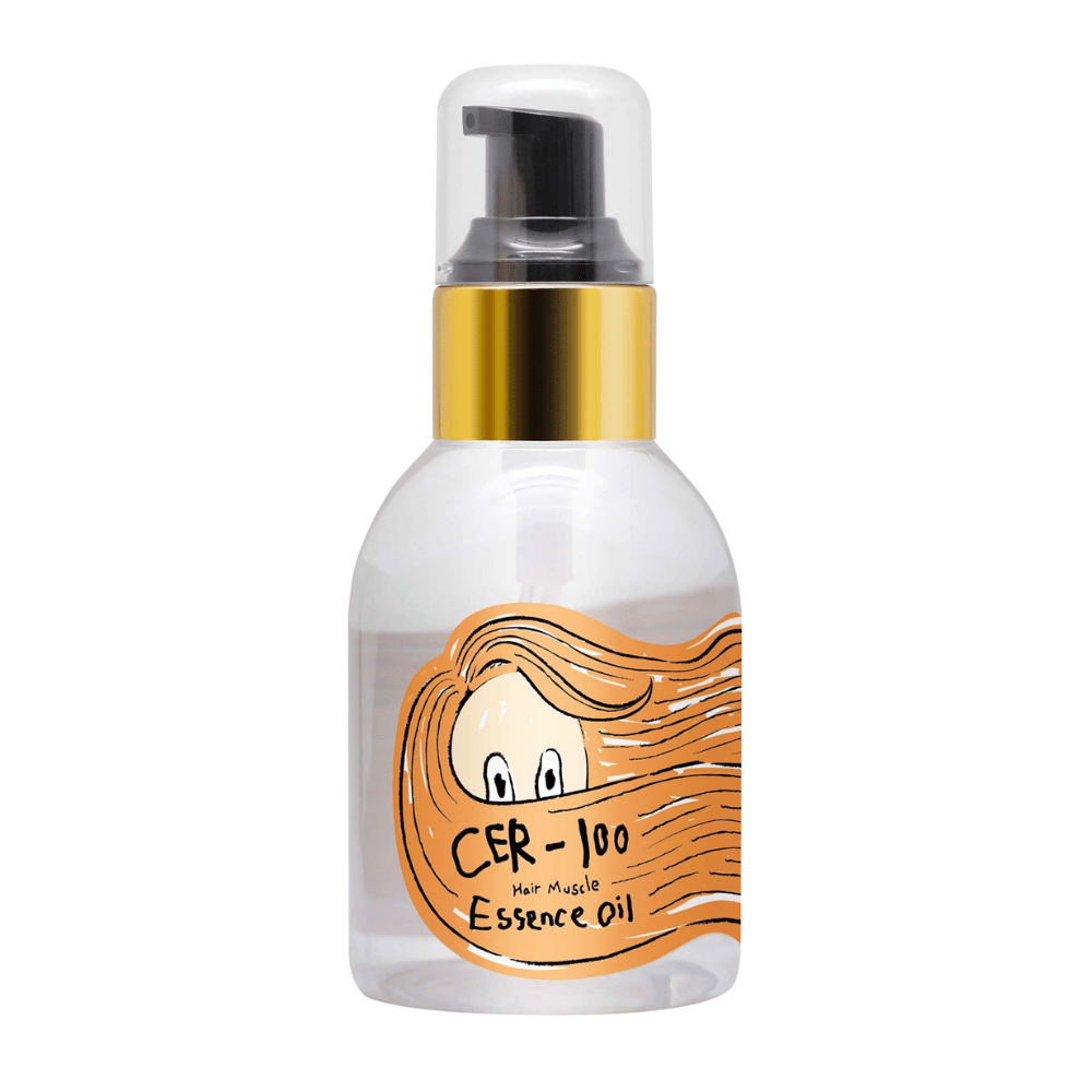 Elizavecca CER-100 Hair Muscle Essence Oil hårolje – næringsrik koreansk hårolje som hjelper til med å reparere skadet hår, tilføre fuktighet til lengdene og gi et silkemykt resultat.