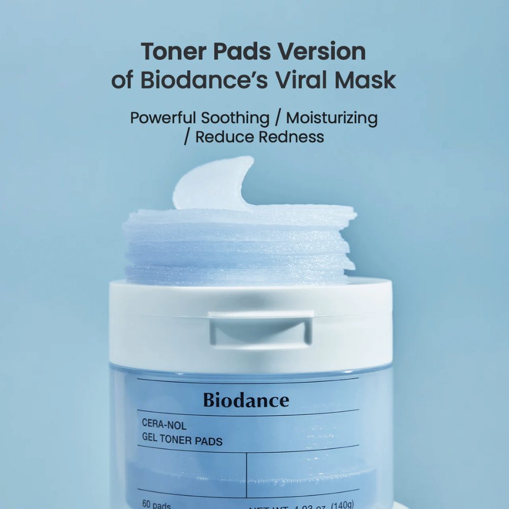Biodance Cera-Nol Gel Toner Pads – Den virale masken i en praktisk pad-versjon!

💙 Beroligende & fuktighetsgivende – reduserer rødhet og styrker hudbarrieren.
✨ Gelberikede pads – gir intens fuktighet og avkjølende effekt.
🌿 Perfekt for sensitiv hud – lindrer irritasjon og balanserer huden.

Enkel og effektiv hudpleie for en frisk og strålende hud!