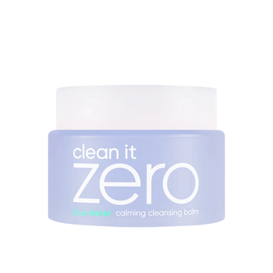 Clean It Zero Cica-Relief Calming Cleansing Balm i originalemballasje, mild rensebalm med CICA som beroliger huden og fjerner sminke uten å tørke ut.
