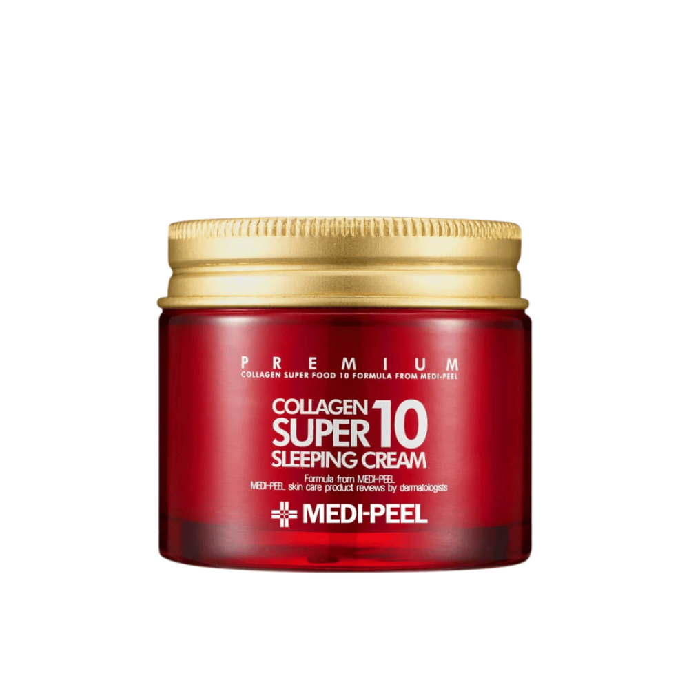 MEDI-PEEL Collagen Super 10 Sleeping Cream – koreansk sleeping cream med kollagen for tørr, moden og trøtt hud.