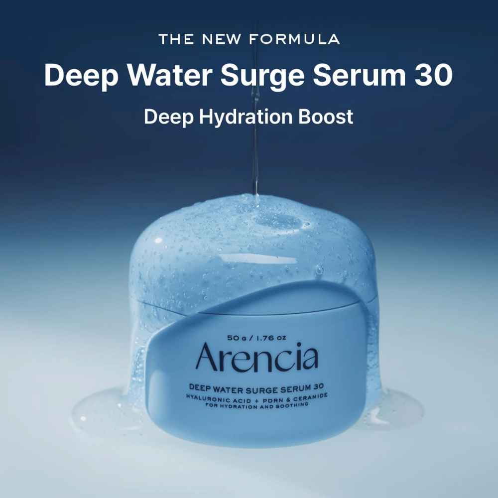 Arencia Deep Water Surge Serum 30 – intensiv fuktighet for tørr og overflatetørr hud