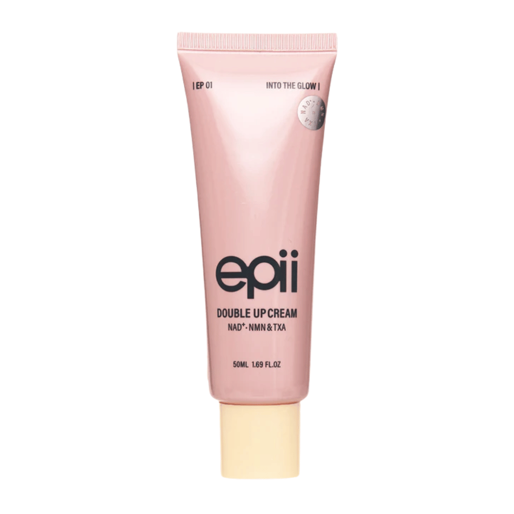 EPII Double Up Cream NAD+, NMN & TXA 50 ml – glødgivende ansiktskrem som forbedrer hudtone, fasthet og fuktighet.