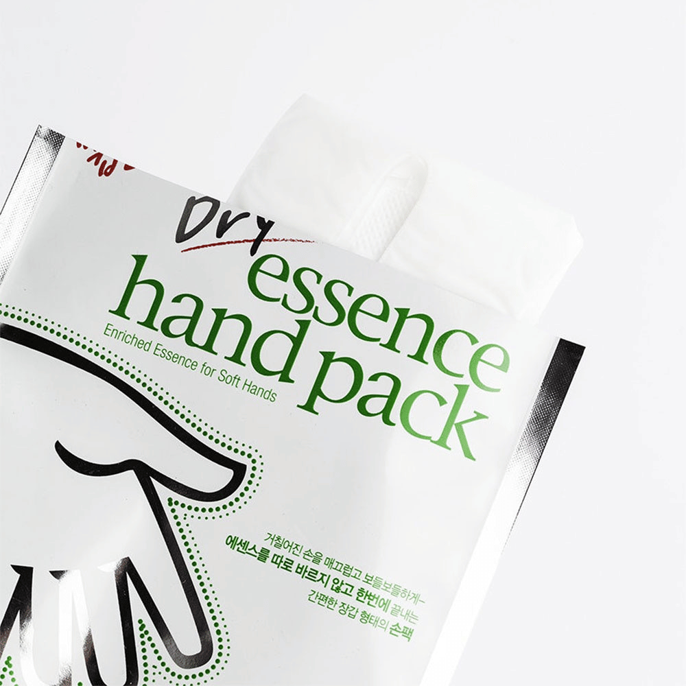 PETITFEE Dry Essence Hand Pack med fuktighetsgivende essens og hansker for myke og velpleide hender