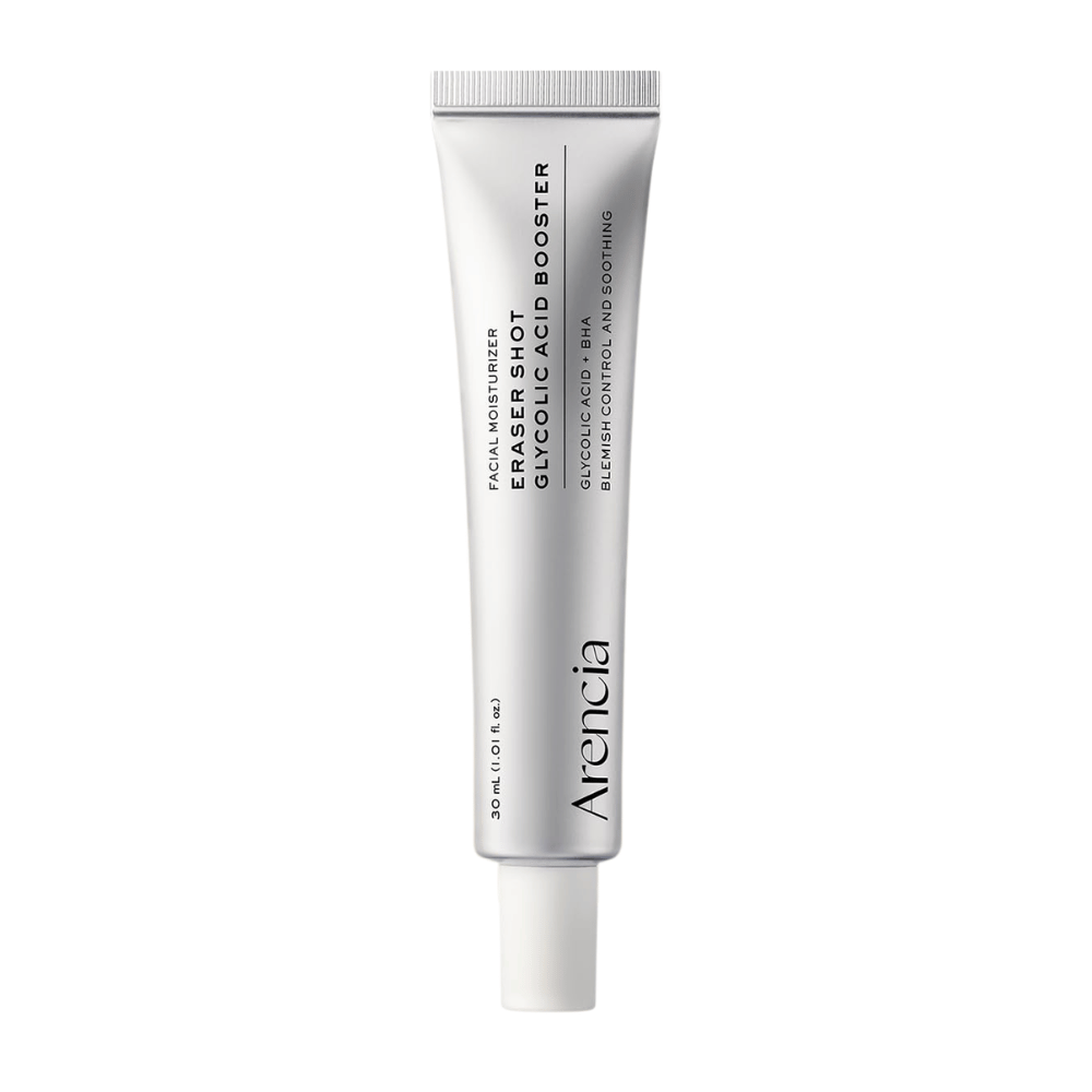 Arencia Eraser Shot Glycolic Acid Booster 30 ml – eksfolierende ansiktsprodukt med glykolsyre og BHA