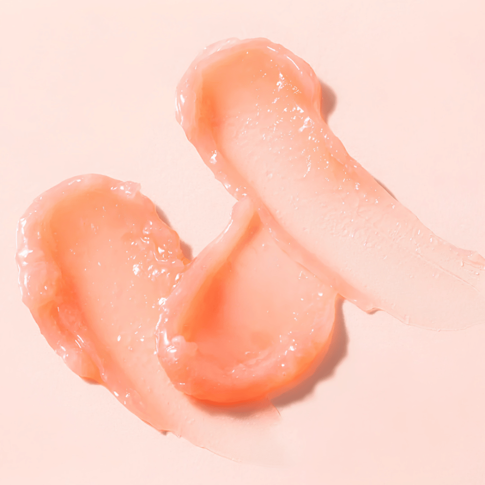 Gelélignende konsistens fra Heimish Ever Glow All Night Lip Mask for intensiv leppepleie