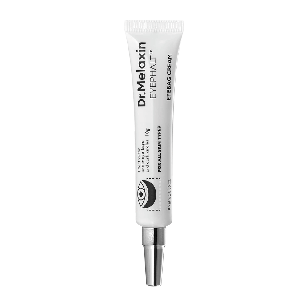 Dr.Melaxin Eyephalt Eyebag Cream for alle hudtyper som gir intensiv pleie mot mørke ringer, hevelser og aldringstegn rundt øynene