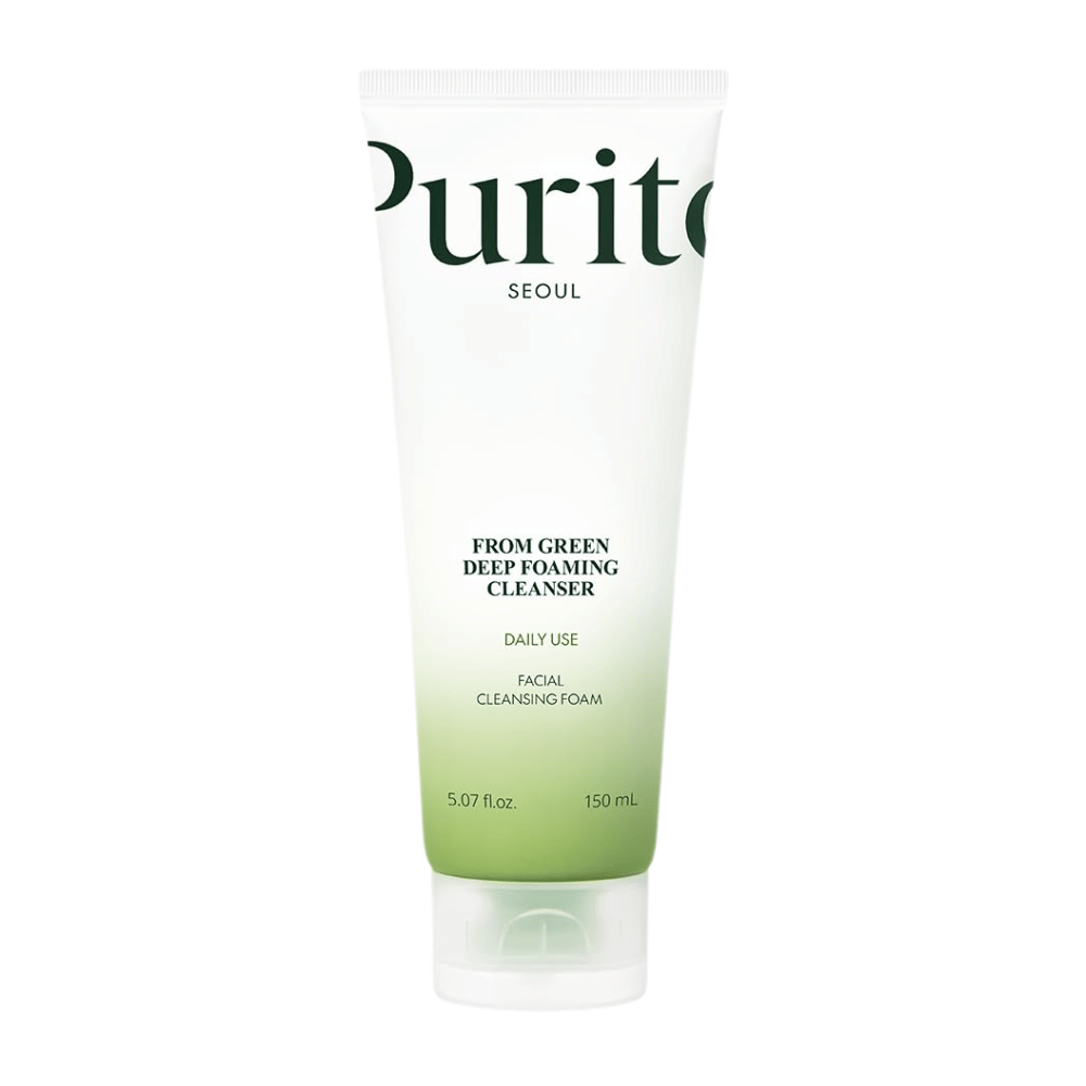 Purito Seoul From Green Deep Foaming Cleanser 150 ml – skummende ansiktsrens for daglig bruk
