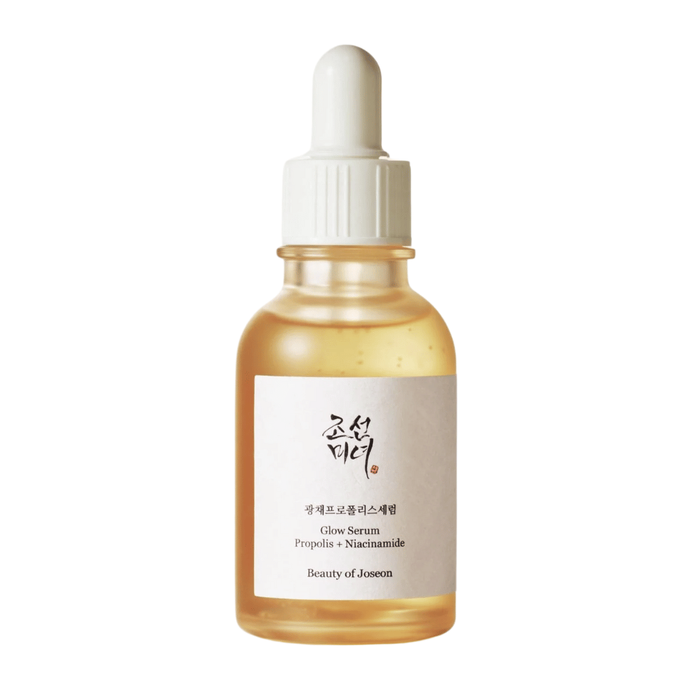 Beauty of Joseon Glow Serum Propolis + Niacinamid i pipetteflaske – koreansk serum som gir glød, jevner ut hudtonen og styrker hudbarrieren.