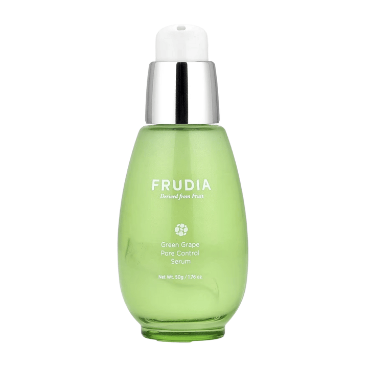 Frudia Green Grape Pore Control Serum 50 g – koreansk ansiktsserum med grønt drueekstrakt som minimerer porer, balanserer fet hud og gir fuktet, klar hud.