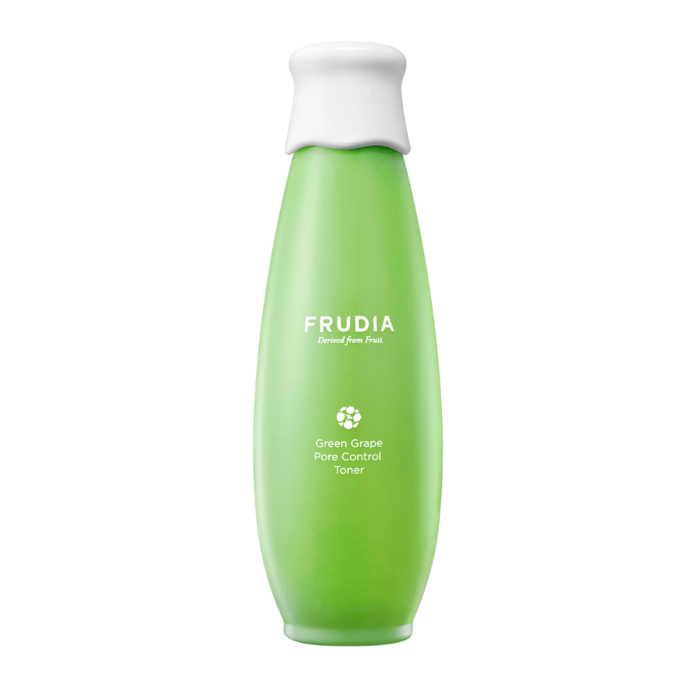 Frudia Green Grape Pore Control Toner – koreansk ansiktsvann med grønt drueekstrakt som balanserer fet hud, minimerer porer og gir en frisk, fuktet og klar hudtone.