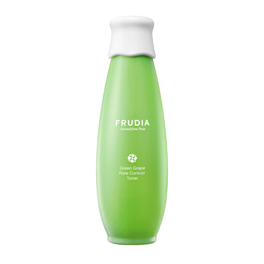 Frudia Green Grape Pore Control Toner – koreansk ansiktsvann med grønt drueekstrakt som balanserer fet hud, minimerer porer og gir en frisk, fuktet og klar hudtone.