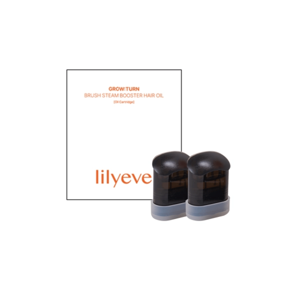 LILYEVE Grow:Turn Brush Steam Booster Hair Oil Set – hårpleiesett med to boostere