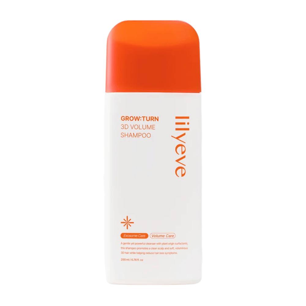LILYEVE Grow:Turn Exosome 3D Volume Brush Shampoo med integrert børsteapplikator for enkel påføring