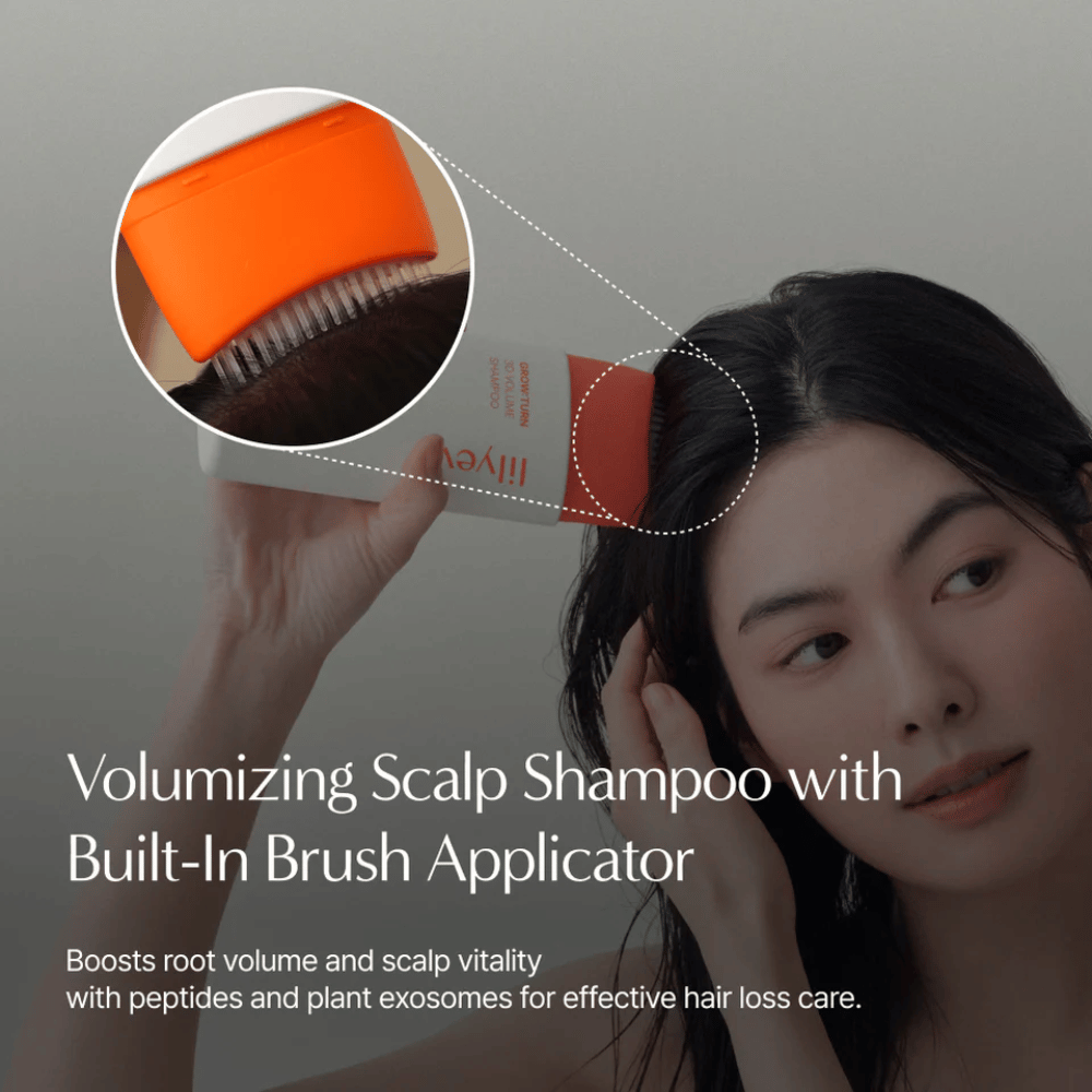 LILYEVE Grow:Turn Exosome 3D Volume Brush Shampoo med plantebaserte eksosomer og proteinkompleks