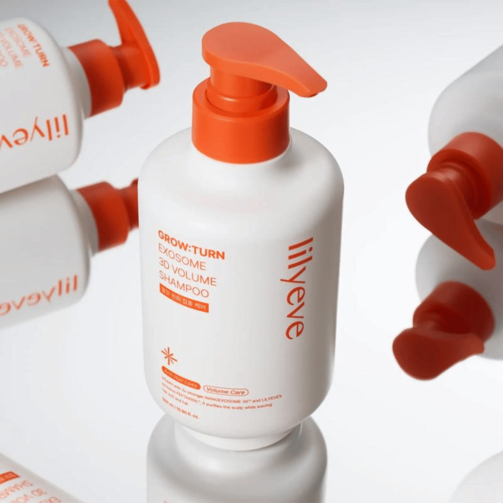 LILYEVE Grow:Turn Exosome 3D Volume Shampoo med volumgivende formel mot tynt og livløst hår