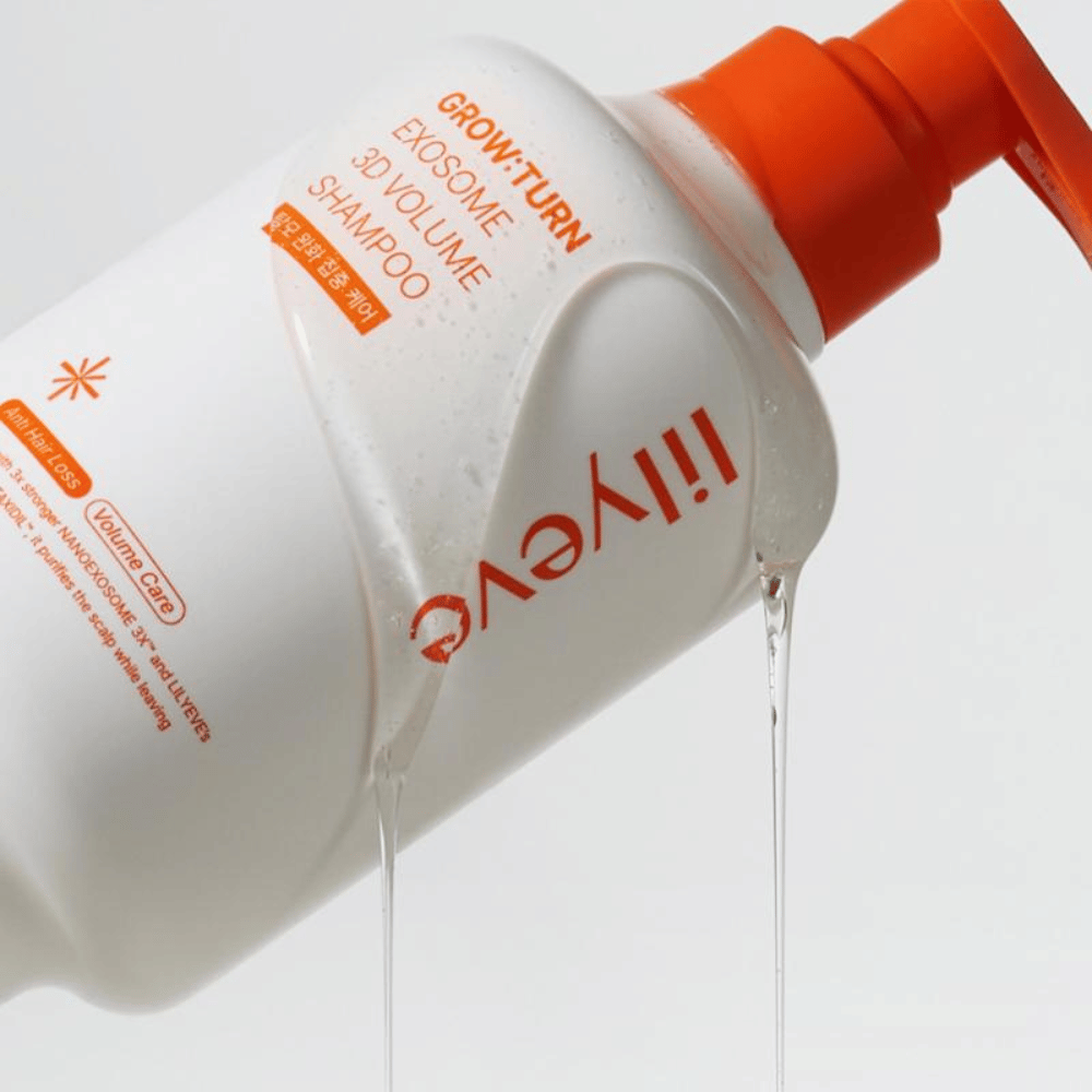 LILYEVE Grow:Turn Exosome 3D Volume Shampoo med lett geltekstur for volumgivende hårpleie
