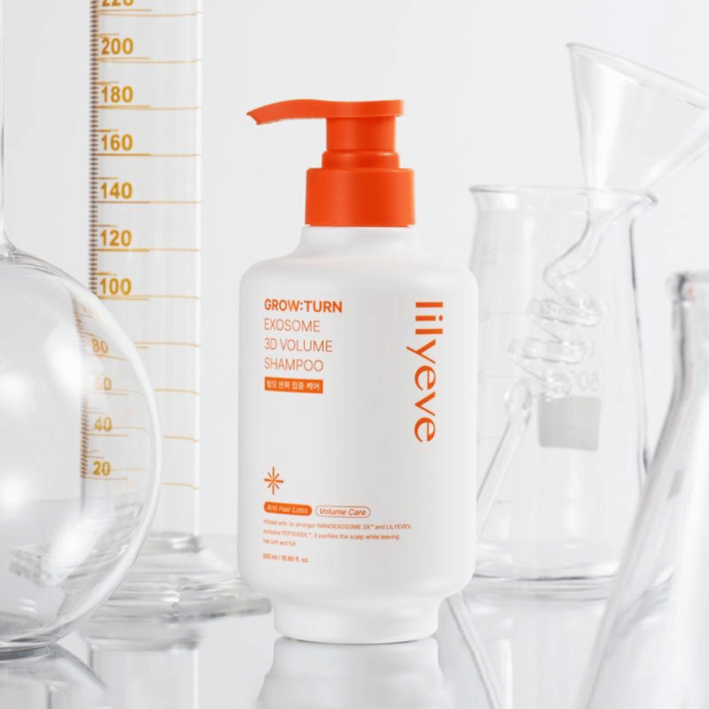 LILYEVE Grow:Turn Exosome 3D Volume Shampoo med eksosomer for fyldigere hår og sunn hodebunn