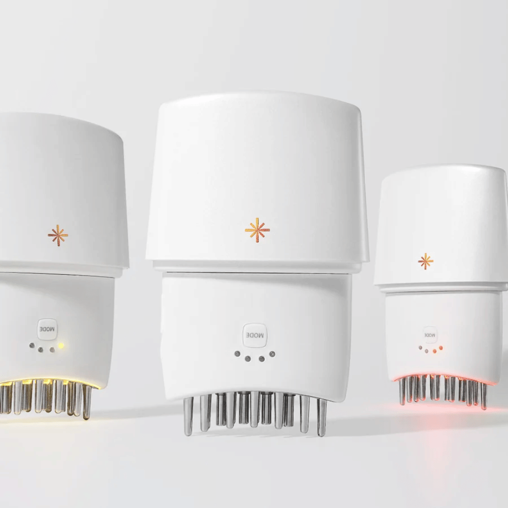 4. Lilyeve GrowTurn Pro – hodebunnsenheter med ulike LED-lys og massasjemodus