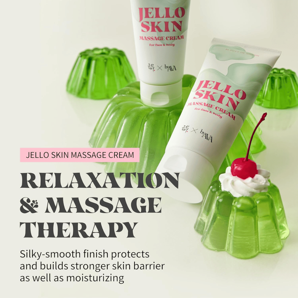 Beauty of Joseon Jello Skin Massage Cream for avslappende ansikts- og kroppsmassasje som fukter og styrker hudbarrieren.