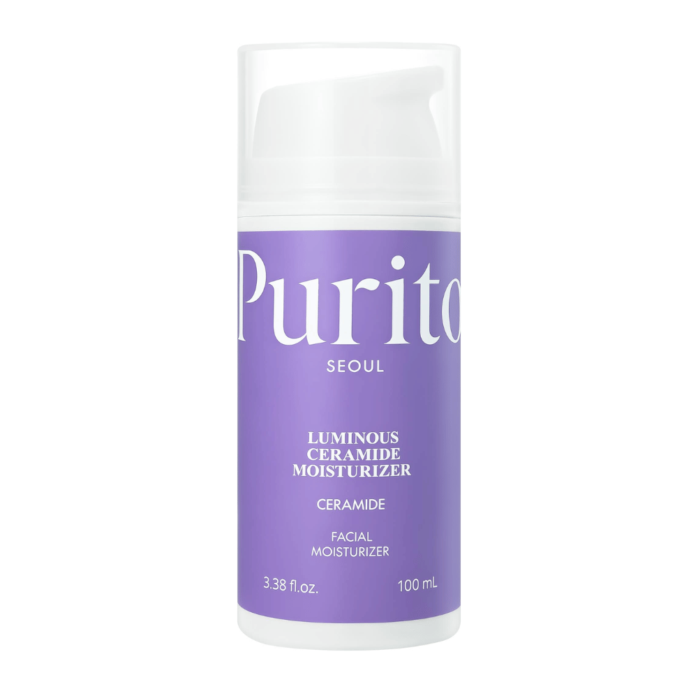 Purito Luminous Ceramide Moisturizer ansiktskrem – fuktighetsgivende ceramidkrem som hjelper til med å styrke hudbarrieren, fukte huden og gi en myk, balansert hud.