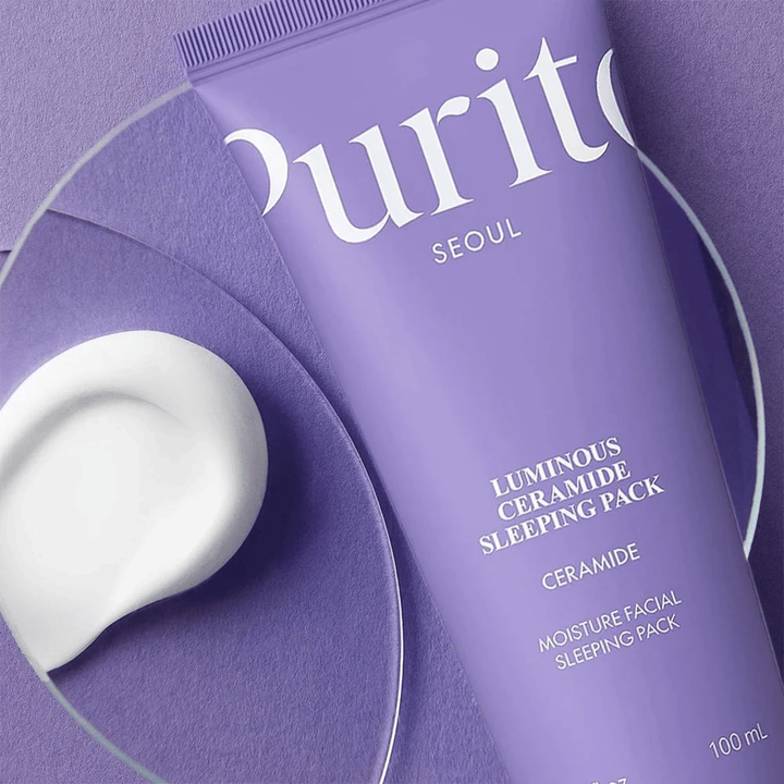 Purito Luminous Ceramide Sleeping Pack 100 ml – ceramide sleeping pack med kremet tekstur for tørr og fuktfattig hud
