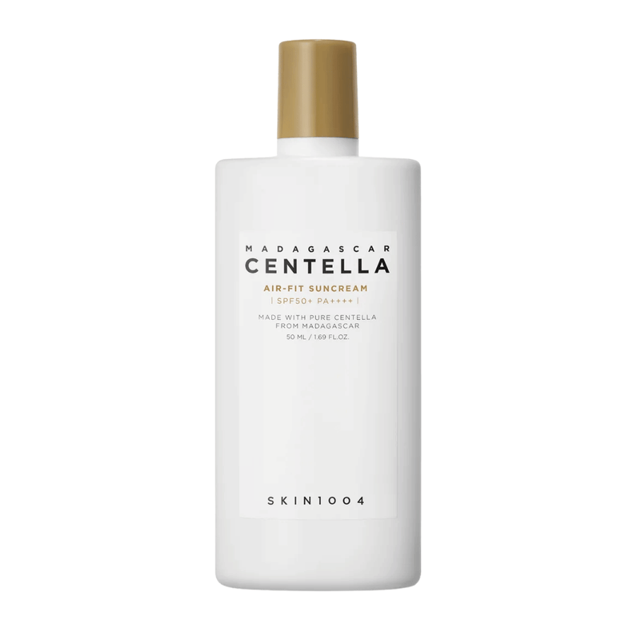 Centella asiatica solbeskyttelse SPF50+ PA++++ som gir effektiv UV-beskyttelse, fukter huden og etterlater en lett, ikke-klebrig finish