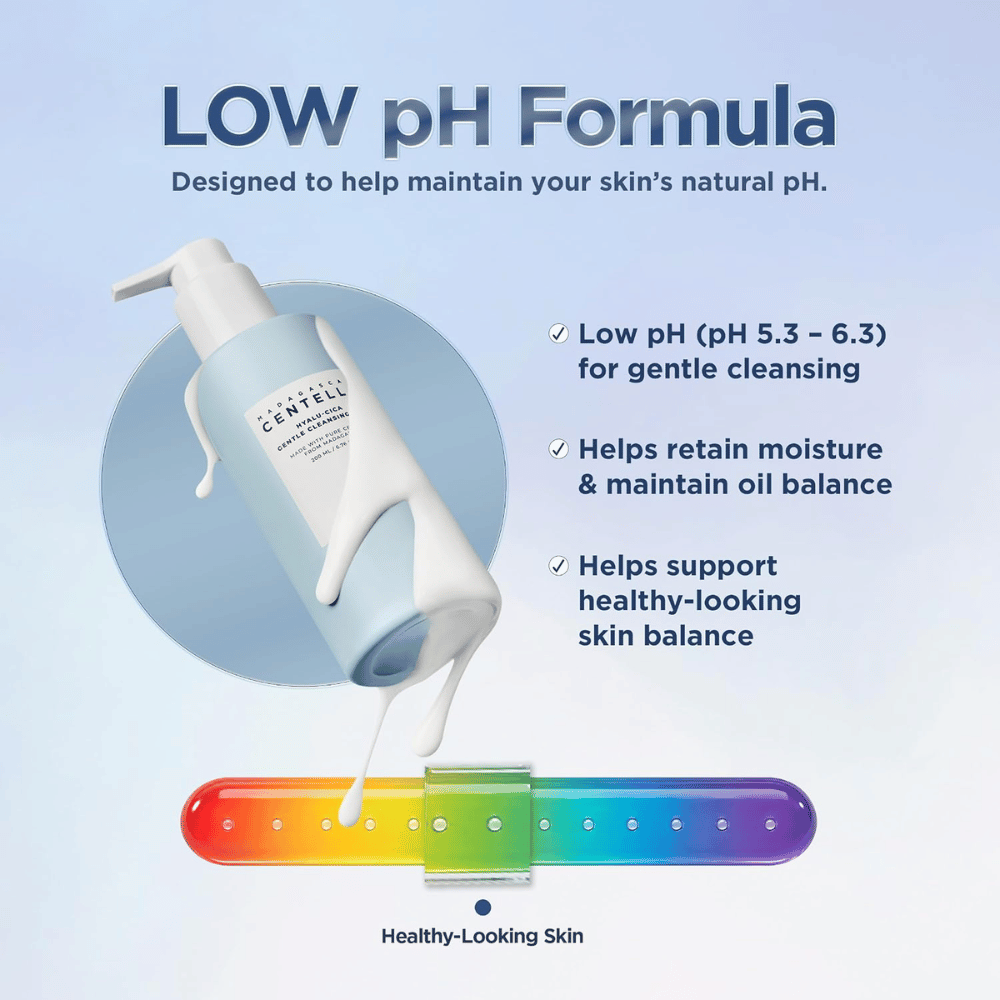 SKIN1004 Hyalu-Cica Gentle Cleansing Milk – mild rens med lav pH 5,3–6,3
