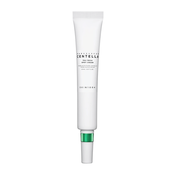 SKIN1004 Madagascar Centella Tea-Trica Spot Cream 20 ml – koreansk spot treatment med centella og tea tree for akne, rødhet og uren hud.