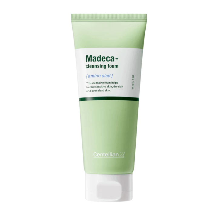 Centellian24 Madeca Amino Acid Cleansing Foam ansiktsrens – mild koreansk cleansing foam med Centella Asiatica og aminosyrer som renser huden skånsomt og hjelper til med å bevare hudens fuktbalanse.