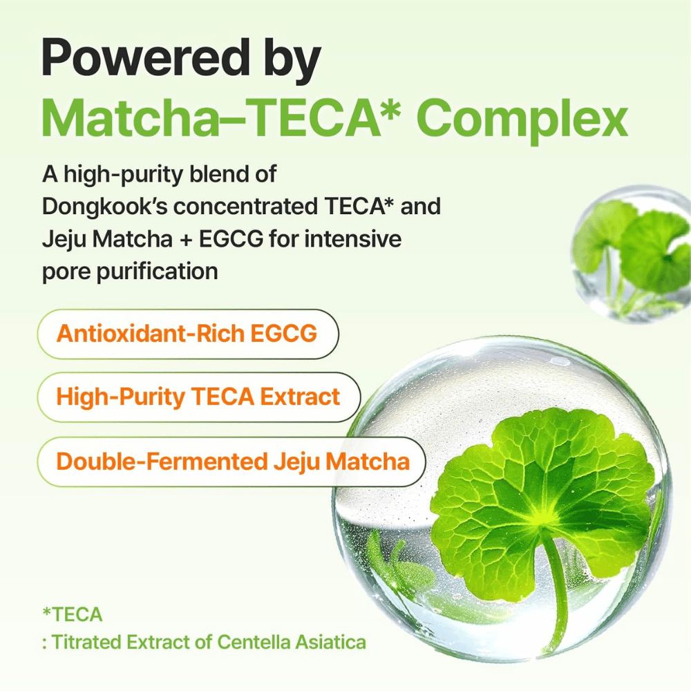Centellian24 Madeca Matcha Pore Cleansing Oil med Matcha-TECA Complex for porerens