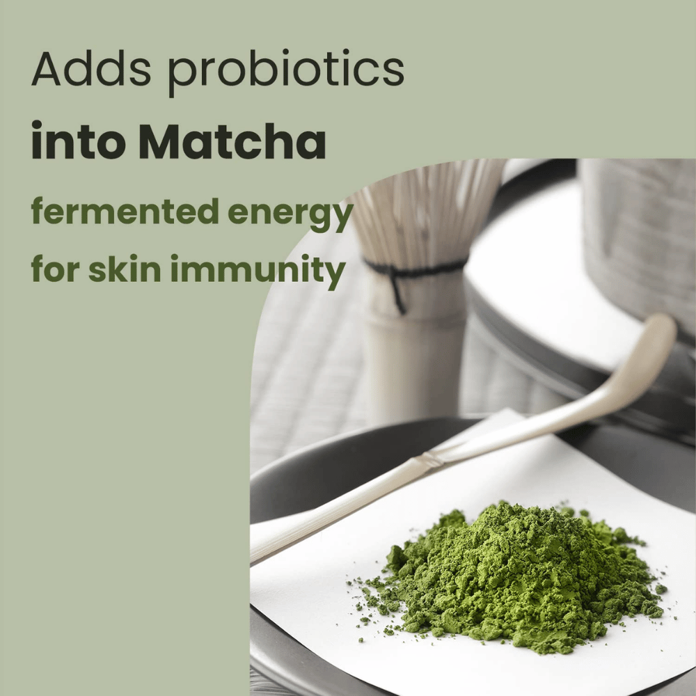 Heimish Matcha Biome rens med fermentert matcha og probiotika – balanserer huden og støtter hudens naturlige beskyttelsesbarriere