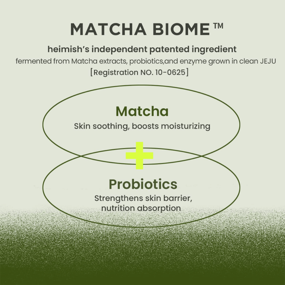Heimish Matcha Biome Amino Acne Cleansing Foam med matcha og probiotika – styrker hudbarrieren og beroliger irritert, akneutsatt hud