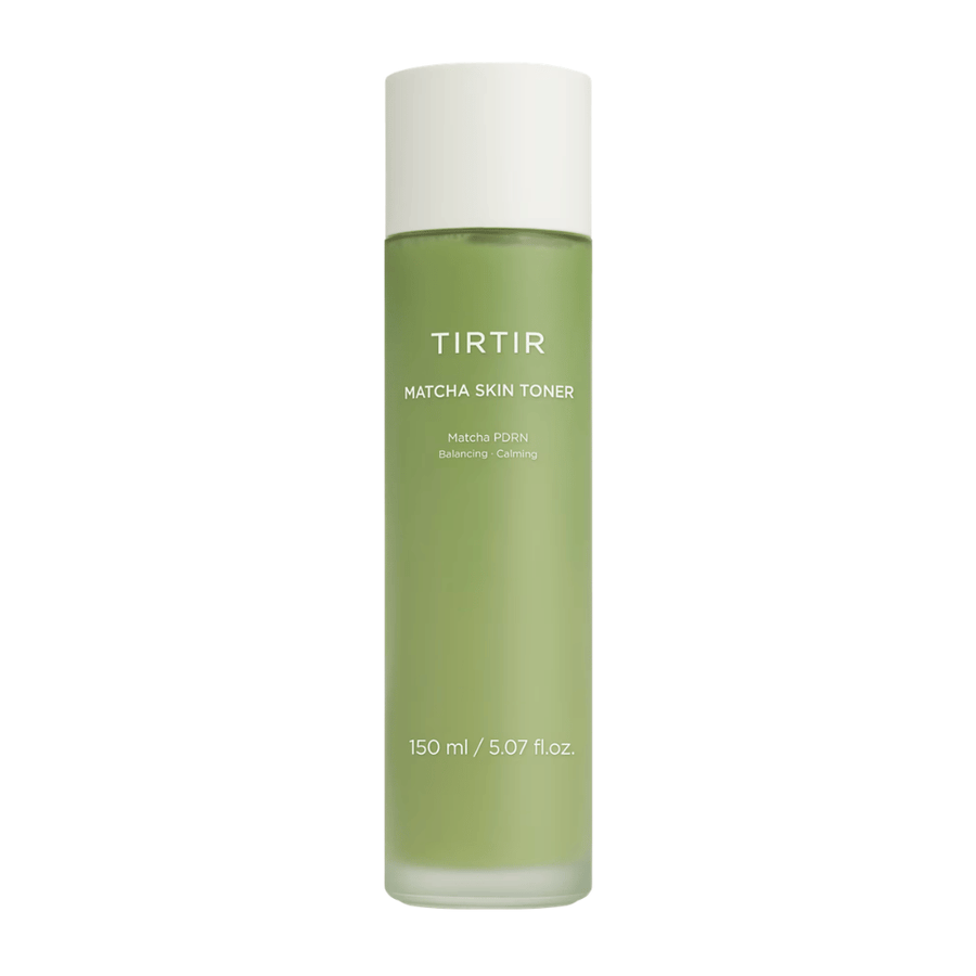 TIRTIR Matcha Skin Toner 150 ml som beroliger sensitiv hud, fukter effektivt og forbedrer hudens balanse og glød.